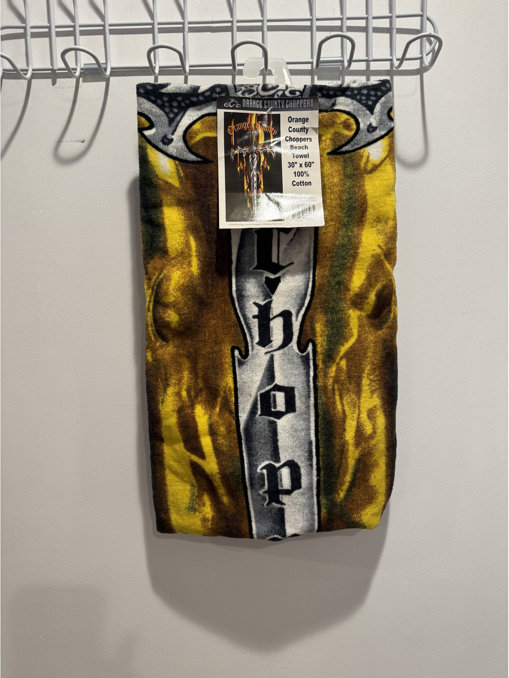 2004 Orange County Choppers Beach Towel 30" x 60" 100% Cotton